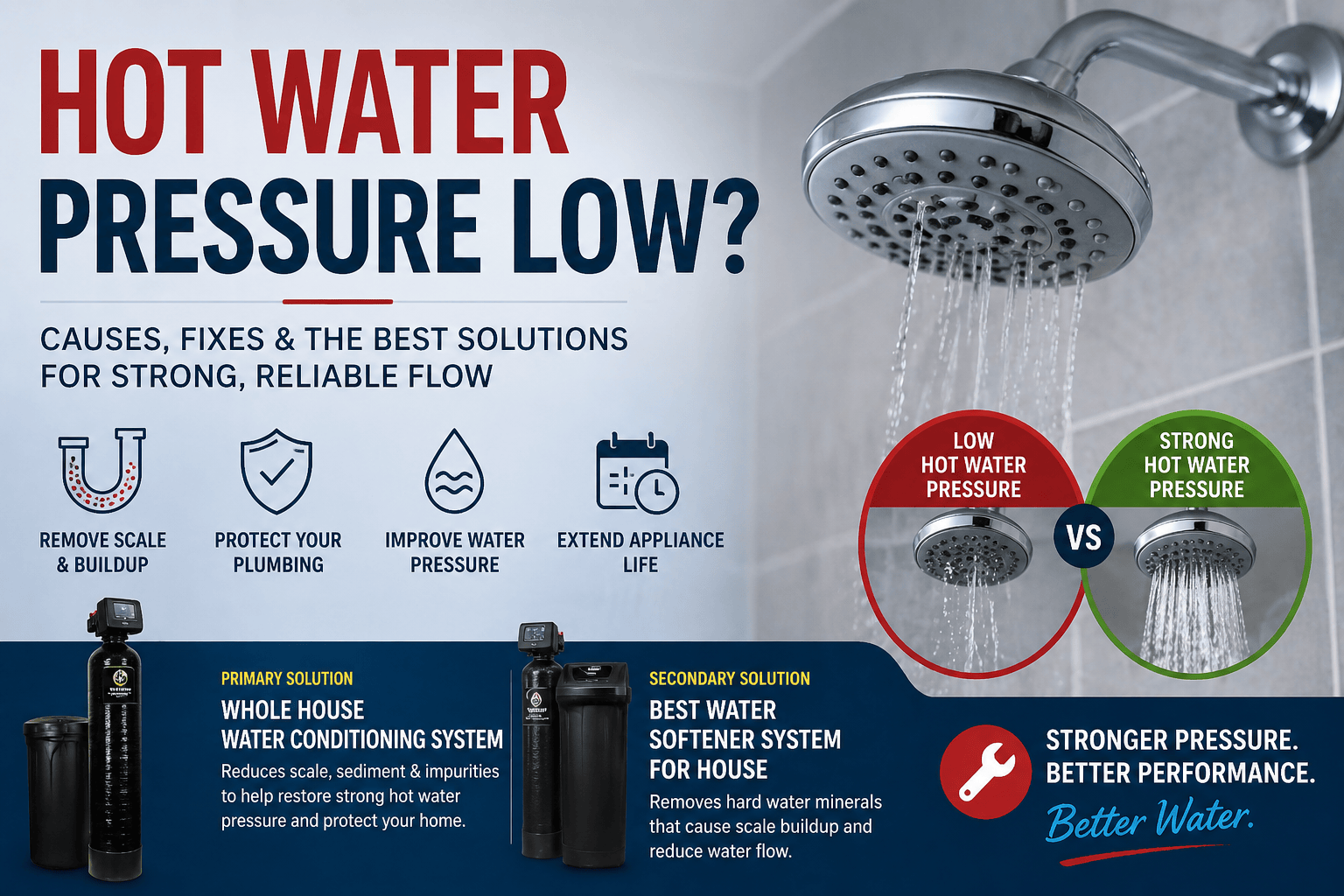 Hot Water Pressure Low