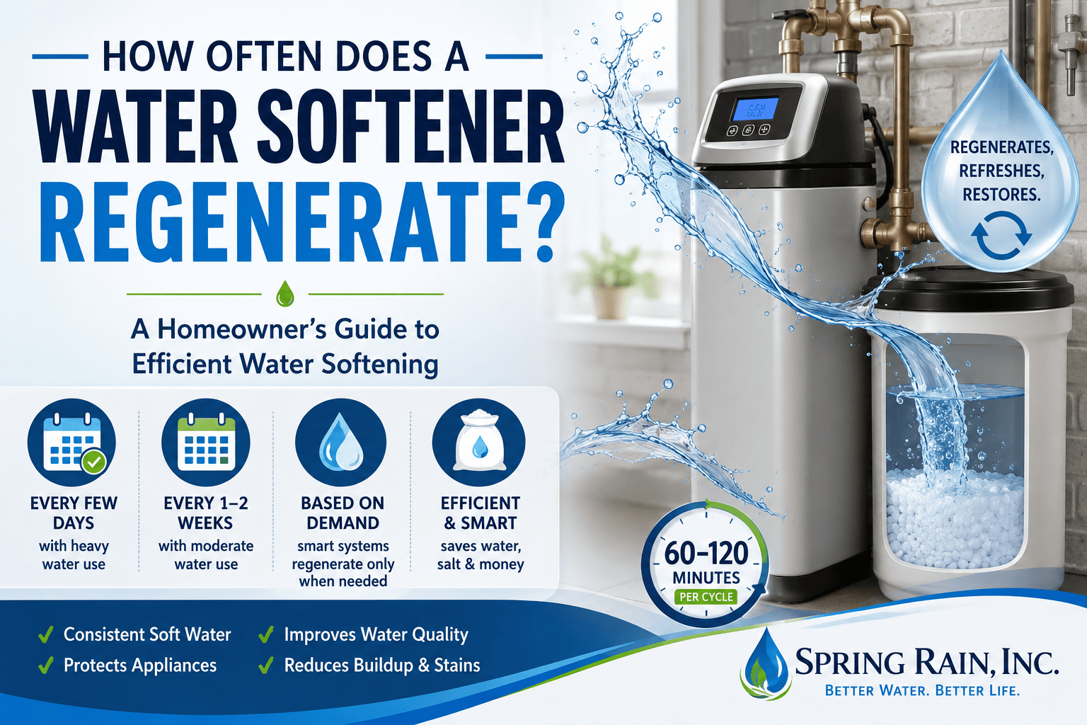 How Often Does a Water Softener Regenerate?