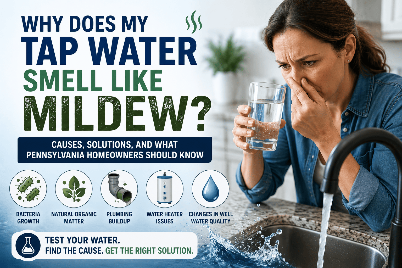 Why Does My Tap Water Smell Like Mildew
