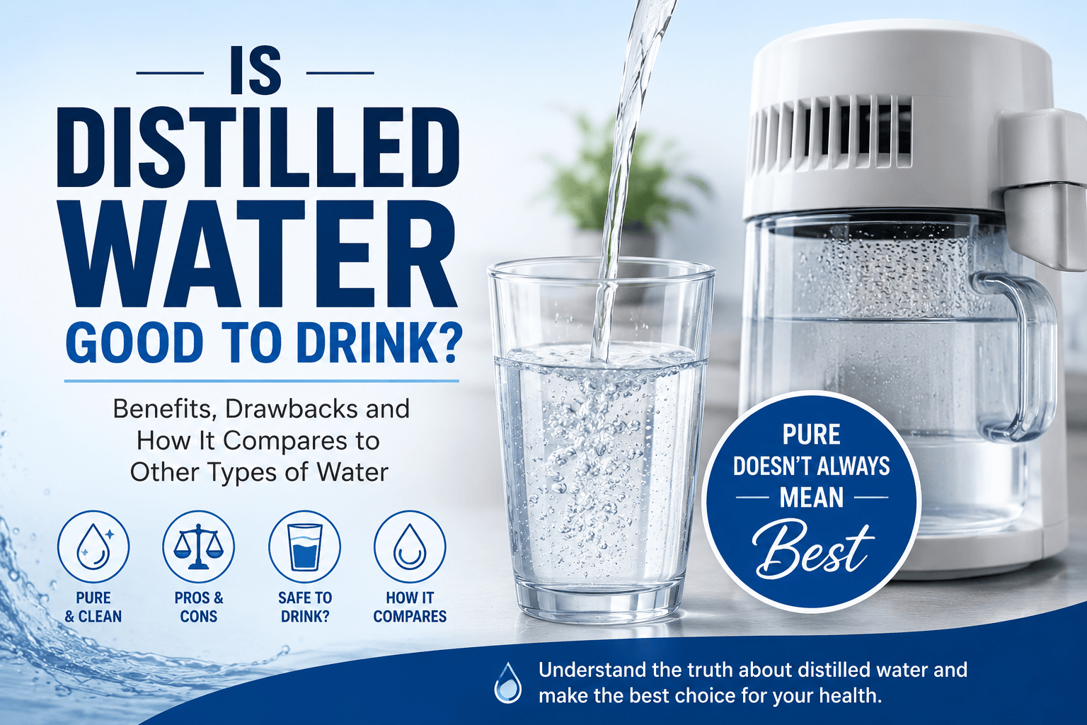 Is Distilled Water Good to Drink