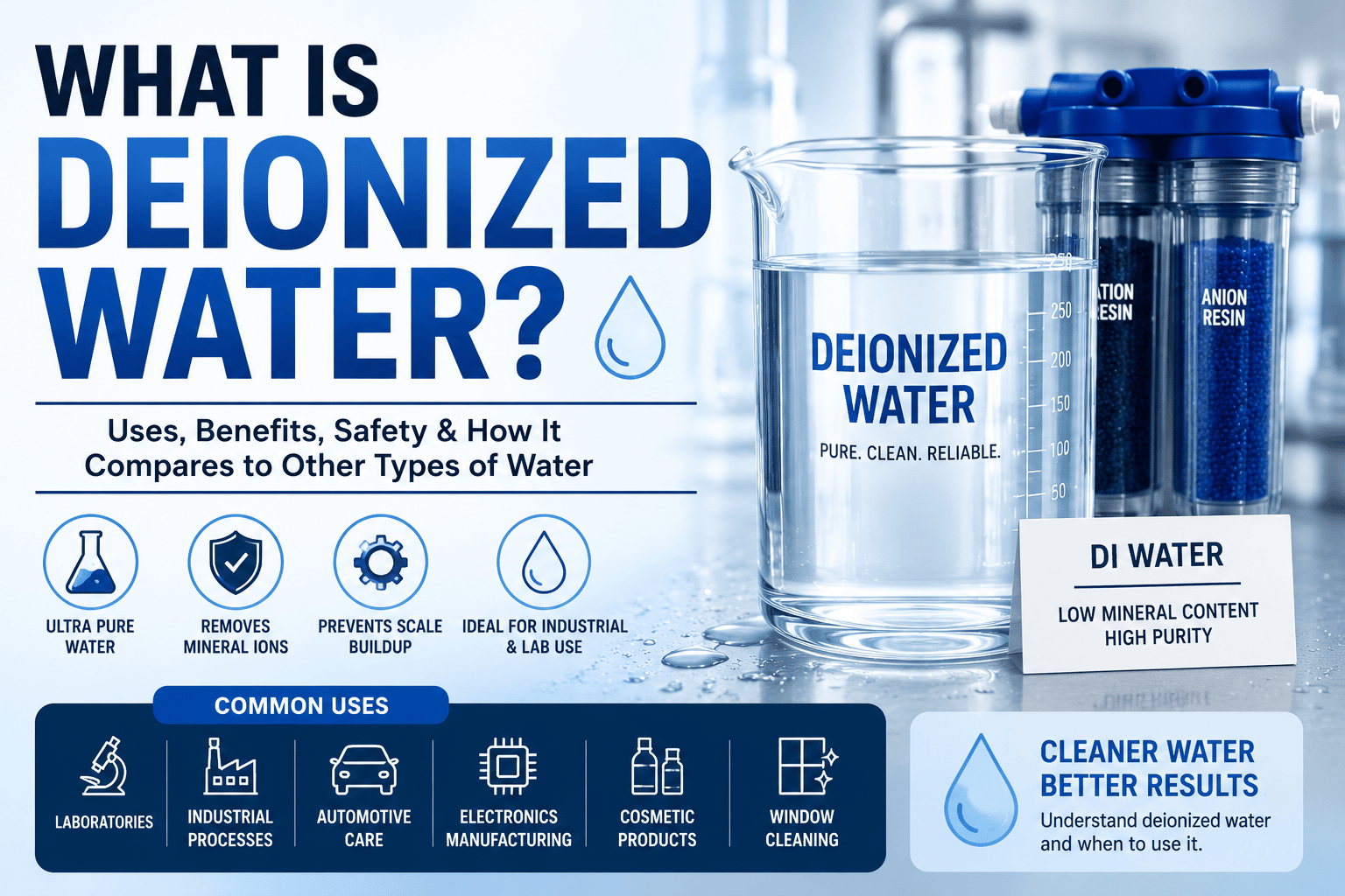 What Is Deionized Water