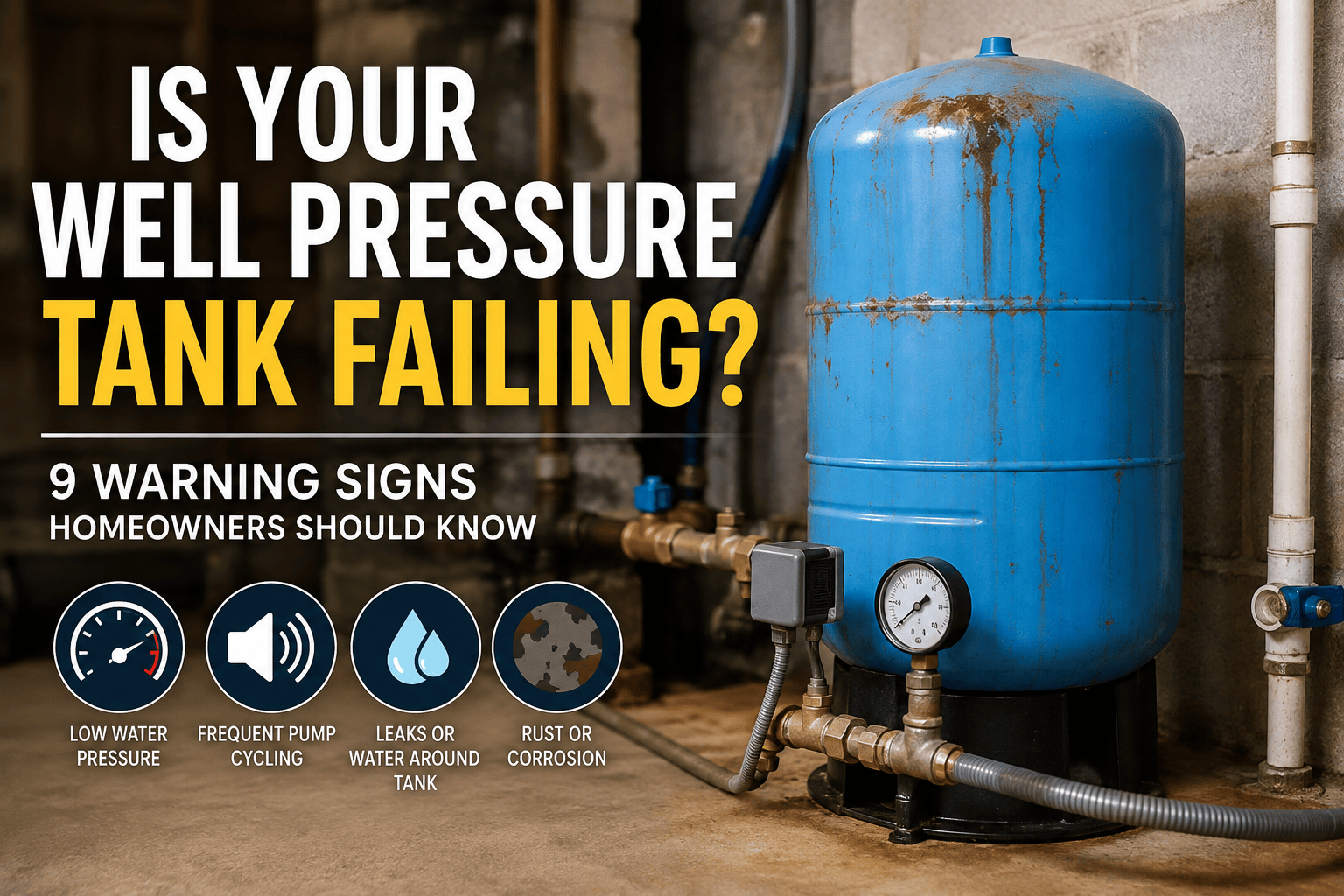 Is Your Well Pressure Tank Failing 9 Warning Signs Homeowners Should Know