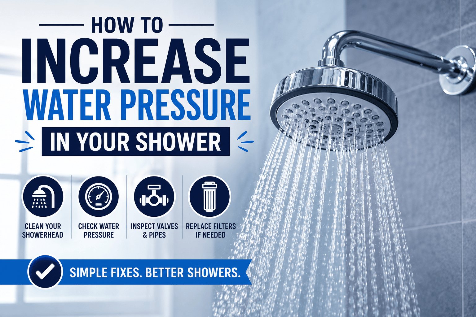 How to Increase Water Pressure in Your Shower Simple Fixes That Actually Work
