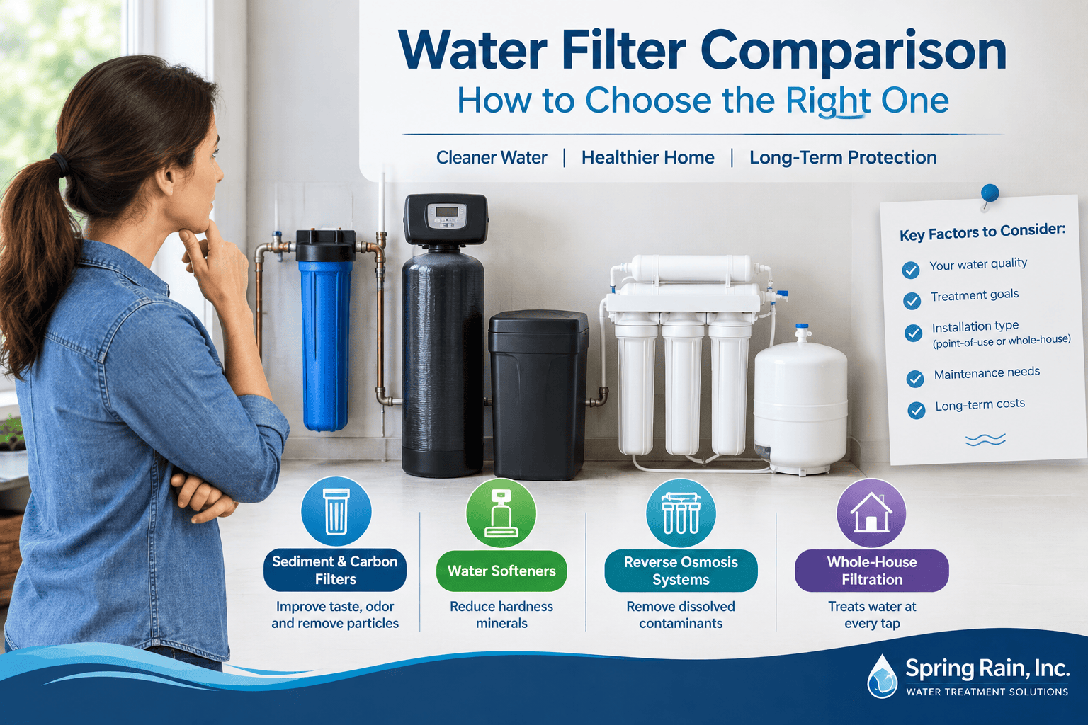 Water Filter Comparison: How to Choose the Right System for Your Home