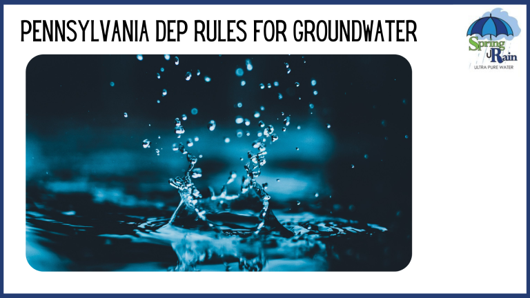 Pennsylvania DEP Rules for Groundwater