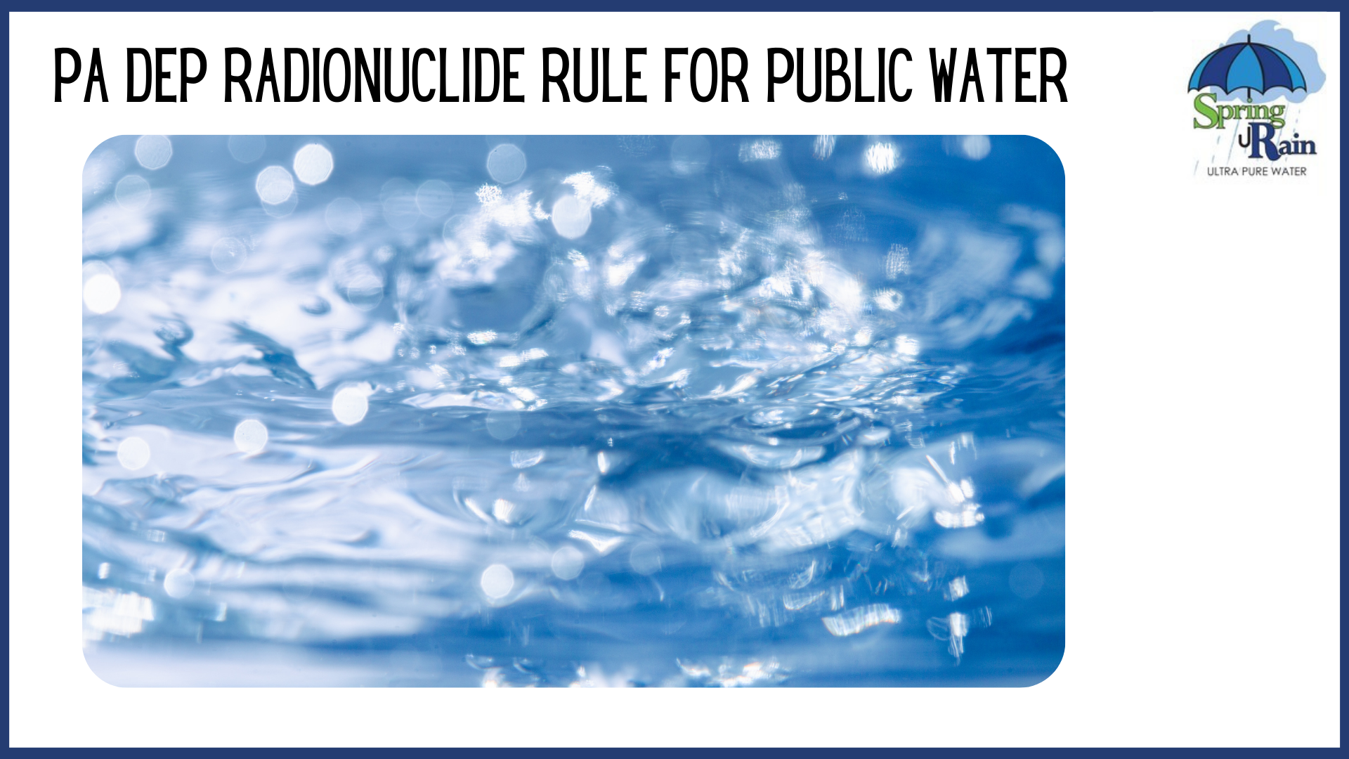 PA DEP Radionuclide Rule for Public Water (1)